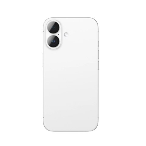Szkło hartowane AMAZINGTHING AR Aluminium 2 Lens Glass z ramką na soczewki aparatu do iPhone 16 / 16 Plus - białe Szkło hartowane AMAZINGTHING AR Aluminium 2 Lens Glass z ramką na soczewki aparatu do iPhone 16 / 16 Plus - białe