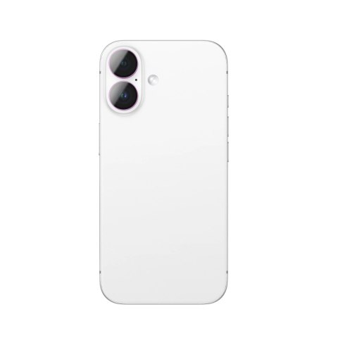 Szkło hartowane AMAZINGTHING AR Aluminium 2 Lens Glass z ramką na soczewki aparatu do iPhone 16 / 16 Plus - różowe Szkło hartowane AMAZINGTHING AR Aluminium 2 Lens Glass z ramką na soczewki aparatu do iPhone 16 / 16 Plus - różowe