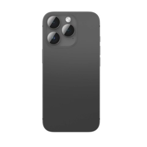 Szkło hartowane AMAZINGTHING AR Aluminium 3 Lens Glass z ramką na soczewki aparatu do iPhone 16 Pro / 16 Pro Max - czarne Szkło hartowane AMAZINGTHING AR Aluminium 3 Lens Glass z ramką na soczewki aparatu do iPhone 16 Pro / 16 Pro Max - czarne