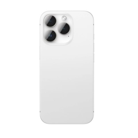 Szkło hartowane AMAZINGTHING AR Aluminium 3 Lens Glass z ramką na soczewki aparatu do iPhone 16 Pro / 16 Pro Max - srebrne Szkło hartowane AMAZINGTHING AR Aluminium 3 Lens Glass z ramką na soczewki aparatu do iPhone 16 Pro / 16 Pro Max - srebrne