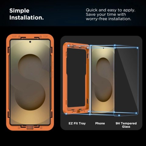 Szkło hartowane Tech-Protect Quick Set+ na Samsung Galaxy S25 Ultra - przezroczyste Szkło hartowane Tech-Protect Quick Set+ na Samsung Galaxy S25 Ultra - przezroczyste