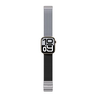 Zestaw 2 pasków AMAZINGTHING Blend Band do Apple Watch 45 / 46 / 49 mm - szaro-czarny / szary