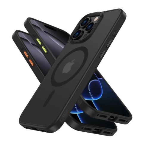 Etui Etui Tech-Protect MagMat Magsafe 3-set na iPhone 16 Pro - czarny mat Etui Etui Tech-Protect MagMat Magsafe 3-set na iPhone 16 Pro - czarny mat