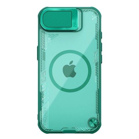 Etui Nillkin Iceblade Prop Magnetic z osłoną na aparat i podstawką na iPhone 16e - zielone Etui Nillkin Iceblade Prop Magnetic z osłoną na aparat i podstawką na iPhone 16e - zielone