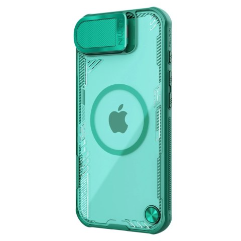 Etui Nillkin Iceblade Prop Magnetic z osłoną na aparat i podstawką na iPhone 16e - zielone Etui Nillkin Iceblade Prop Magnetic z osłoną na aparat i podstawką na iPhone 16e - zielone