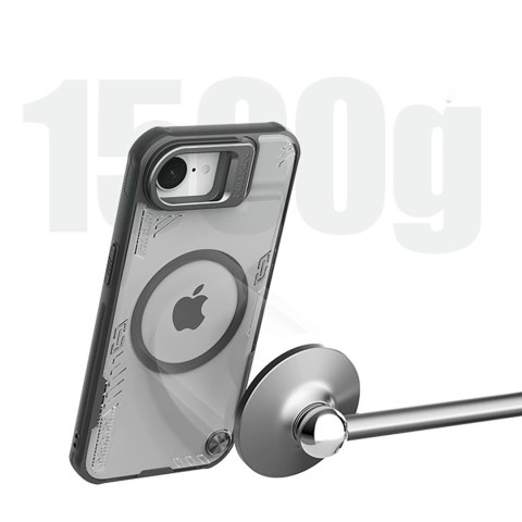 Etui Nillkin Iceblade Prop Magnetic z podstawką na iPhone 16e - czarne Etui Nillkin Iceblade Prop Magnetic z podstawką na iPhone 16e - czarne