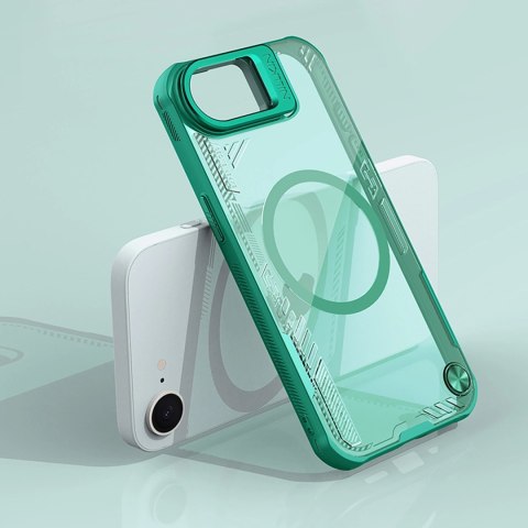 Etui Nillkin Iceblade Prop Magnetic z podstawką na iPhone 16e - zielone Etui Nillkin Iceblade Prop Magnetic z podstawką na iPhone 16e - zielone