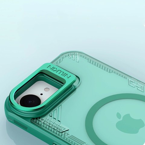 Etui Nillkin Iceblade Prop Magnetic z podstawką na iPhone 16e - zielone Etui Nillkin Iceblade Prop Magnetic z podstawką na iPhone 16e - zielone