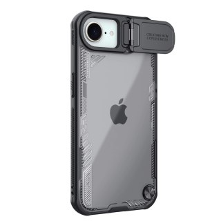 Etui Nillkin Iceblade Prop z osłoną obiektywu i podstawką na iPhone 16e - czarne