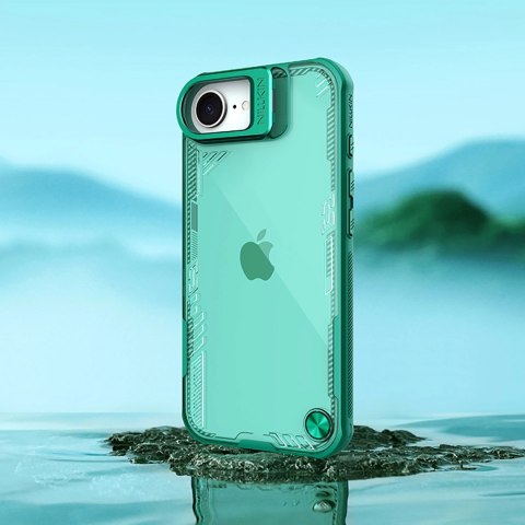 Etui Nillkin Iceblade Prop z podstawką na iPhone 16e - zielone Etui Nillkin Iceblade Prop z podstawką na iPhone 16e - zielone