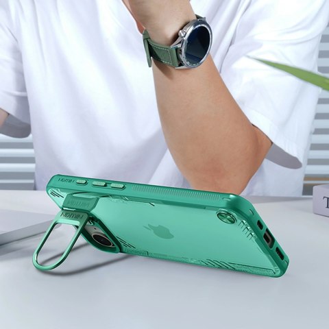 Etui Nillkin Iceblade Prop z podstawką na iPhone 16e - zielone Etui Nillkin Iceblade Prop z podstawką na iPhone 16e - zielone