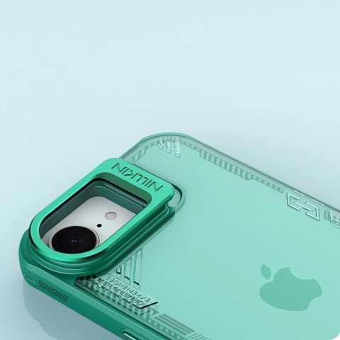 Etui Nillkin Iceblade Prop z podstawką na iPhone 16e - zielone Etui Nillkin Iceblade Prop z podstawką na iPhone 16e - zielone