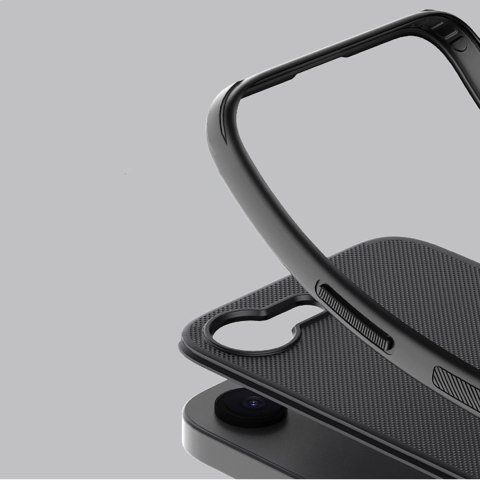 Etui Nillkin Super Frosted Shield Pro Magnetic na iPhone 16e - czarne Etui Nillkin Super Frosted Shield Pro Magnetic na iPhone 16e - czarne