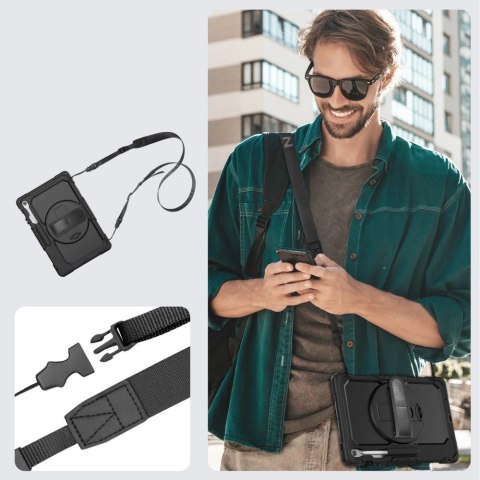 Etui Tech-Protect Solid na Samsung Galaxy Tab S10 FE+ - czarne Etui Tech-Protect Solid na Samsung Galaxy Tab S10 FE+ - czarne