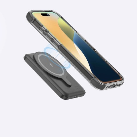 Etui silikonowe AMAZINGTHING Omni Mag Case do iPhone 16 Plus - czarne