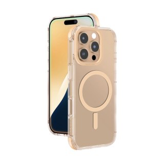 Etui silikonowe AMAZINGTHING Omni Mag Case do iPhone 16 Pro Max - różowe złoto
