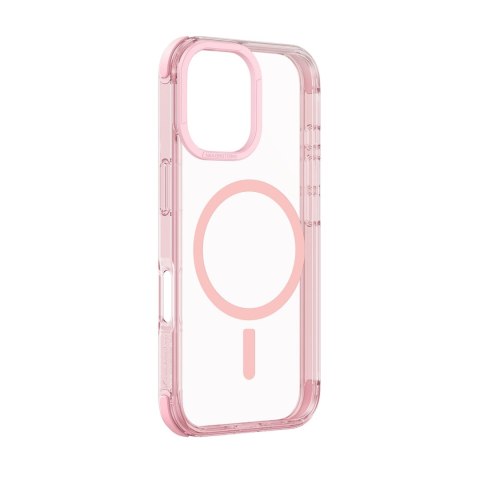Etui silikonowe AMAZINGTHING Omni Mag Case do iPhone 16 - ciemnoróżowe