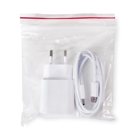 Ładowarka sieciowa Samsung EP-TA50EWE 8W USB-A z kablem microUSB ECB-DU4AWE (Bulk - opakowanie zastępcze) - biała Ładowarka sieciowa Samsung EP-TA50EWE 8W USB-A z kablem microUSB ECB-DU4AWE (Bulk - opakowanie zastępcze) - biała