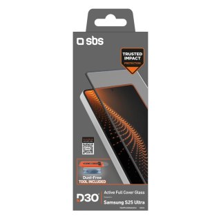 Szkło hartowane SBS z technologią D3O z aplikatorem na Samsung Galaxy S25 Ultra