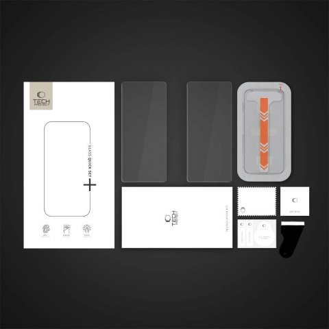 Szkło hartowane Tech-Protect Quick Set+ na Samsung Galaxy S25 Ultra - przezroczyste Szkło hartowane Tech-Protect Quick Set+ na Samsung Galaxy S25 Ultra - przezroczyste