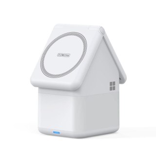DUZZONA W20 - ładowarka indukcyjna z lampką 4w1 kompatybilna z MagSafe 15W biała