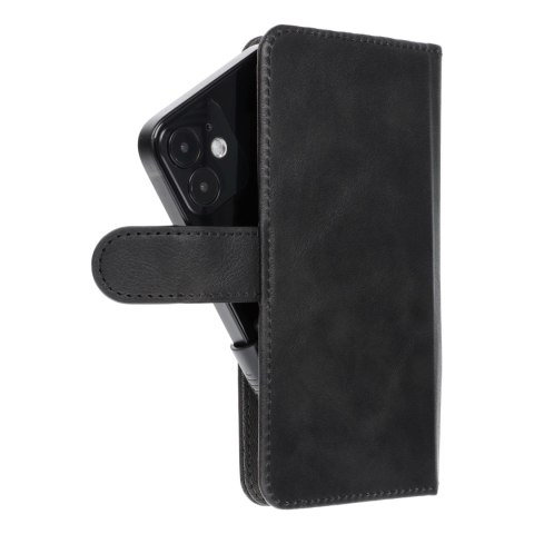 Kabura uniwersalna COMMON Book rozmiar S do IPHONE 12 / 13 / SAMSUNG S6 / A5 2016 / XCOVER 4 / S22 / HUAWEI P8 2017 czarna