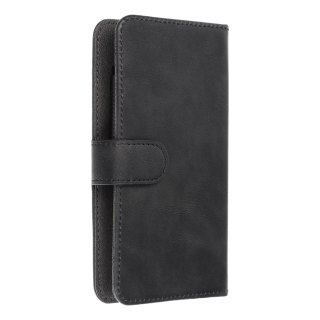 Kabura uniwersalna COMMON Book rozmiar S do IPHONE 12 / 13 / SAMSUNG S6 / A5 2016 / XCOVER 4 / S22 / HUAWEI P8 2017 czarna