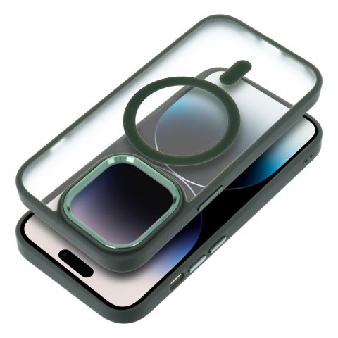 Futerał MATTE MAG COVER kompatybilny z MagSafe do IPHONE 14 Pro Max zielony Futerał MATTE MAG COVER kompatybilny z MagSafe do IPHONE 14 Pro Max zielony