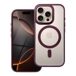 Futerał MATTE MAG COVER kompatybilny z MagSafe do IPHONE 16 Pro czerwony
