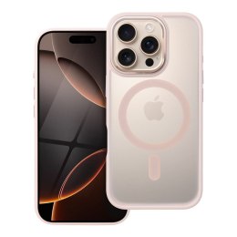 Futerał MATTE MAG COVER kompatybilny z MagSafe do IPHONE 16 Pro różowy