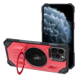Futerał ARMOR MAG COVER kompatybilny z MagSafe do IPHONE 11 Pro Max czerwony