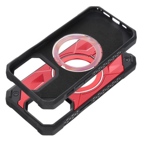Futerał ARMOR MAG COVER kompatybilny z MagSafe do IPHONE 11 Pro Max czerwony Futerał ARMOR MAG COVER kompatybilny z MagSafe do IPHONE 11 Pro Max czerwony