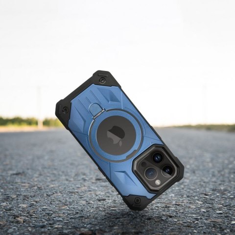 Futerał ARMOR MAG COVER kompatybilny z MagSafe do IPHONE 15 Plus niebieski Futerał ARMOR MAG COVER kompatybilny z MagSafe do IPHONE 15 Plus niebieski