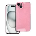 Futerał CLEAR CASE 2 mm BLINK do IPHONE 15 Plus różowy Futerał CLEAR CASE 2 mm BLINK do IPHONE 15 Plus różowy