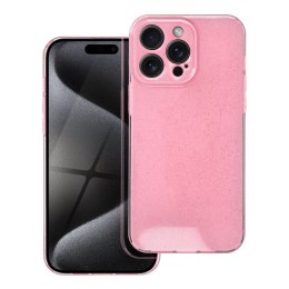 Futerał CLEAR CASE 2 mm BLINK do IPHONE 15 Pro Max różowy