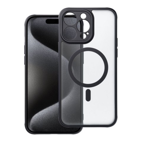 Futerał FULL MATTE MAG COVER kompatybilny z MagSafe do IPHONE 15 Pro Max czarny Futerał FULL MATTE MAG COVER kompatybilny z MagSafe do IPHONE 15 Pro Max czarny