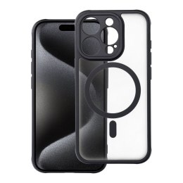 Futerał FULL MATTE MAG COVER kompatybilny z MagSafe do IPHONE 15 Pro czarny