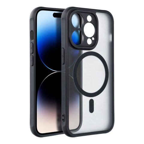 Futerał FULL MATTE MAG COVER kompatybilny z MagSafe do IPHONE 15 Pro czarny Futerał FULL MATTE MAG COVER kompatybilny z MagSafe do IPHONE 15 Pro czarny
