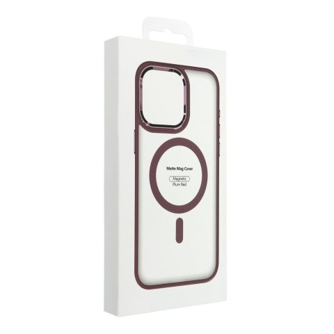 Futerał MATTE MAG COVER kompatybilny z MagSafe do SAMSUNG S25 PLUS czerwony Futerał MATTE MAG COVER kompatybilny z MagSafe do SAMSUNG S25 PLUS czerwony