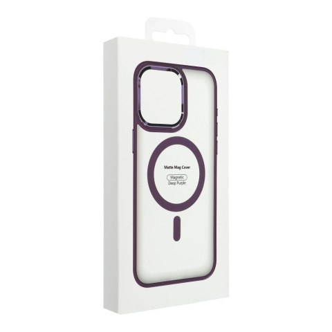 Futerał MATTE MAG COVER kompatybilny z MagSafe do SAMSUNG S25 PLUS fioletowy Futerał MATTE MAG COVER kompatybilny z MagSafe do SAMSUNG S25 PLUS fioletowy