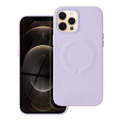 ROAR futerał LEATHER MAG kompatybilny z MagSafe do IPHONE 12 Pro Max Fioletowy ROAR futerał LEATHER MAG kompatybilny z MagSafe do IPHONE 12 Pro Max Fioletowy