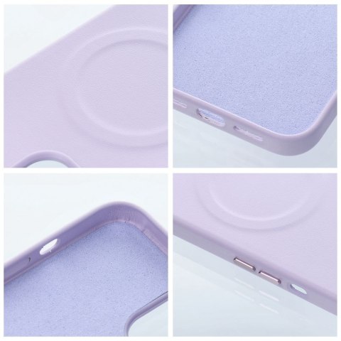 ROAR futerał LEATHER MAG kompatybilny z MagSafe do IPHONE 12 Pro Max Fioletowy ROAR futerał LEATHER MAG kompatybilny z MagSafe do IPHONE 12 Pro Max Fioletowy