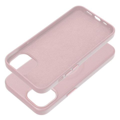 ROAR futerał LEATHER MAG kompatybilny z MagSafe do IPHONE 12 Pro Różowy ROAR futerał LEATHER MAG kompatybilny z MagSafe do IPHONE 12 Pro Różowy