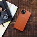 ROAR futerał LEATHER MAG kompatybilny z MagSafe do IPHONE 14 Pro Max Brązowy ROAR futerał LEATHER MAG kompatybilny z MagSafe do IPHONE 14 Pro Max Brązowy