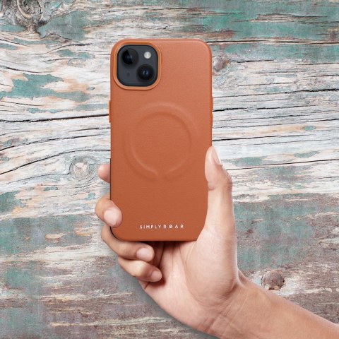 ROAR futerał LEATHER MAG kompatybilny z MagSafe do IPHONE 14 Pro Max Brązowy ROAR futerał LEATHER MAG kompatybilny z MagSafe do IPHONE 14 Pro Max Brązowy
