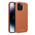 ROAR futerał LEATHER MAG kompatybilny z MagSafe do IPHONE 14 Pro Max Brązowy ROAR futerał LEATHER MAG kompatybilny z MagSafe do IPHONE 14 Pro Max Brązowy