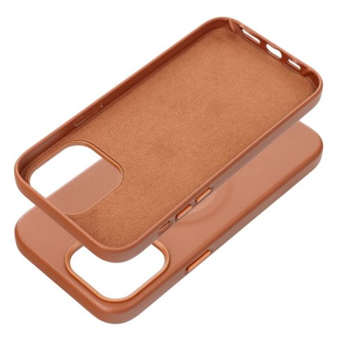ROAR futerał LEATHER MAG kompatybilny z MagSafe do IPHONE 14 Pro Max Brązowy ROAR futerał LEATHER MAG kompatybilny z MagSafe do IPHONE 14 Pro Max Brązowy