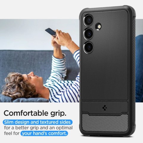 Etui Spigen Rugged Armor na Samsung Galaxy S24 - czarny mat Etui Spigen Rugged Armor na Samsung Galaxy S24 - czarny mat