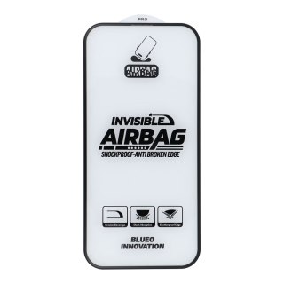 Szkło Hartowane 5D Mr. Monkey Glass - Apple iPhone 16 czarny (Airbag Anti-broken)