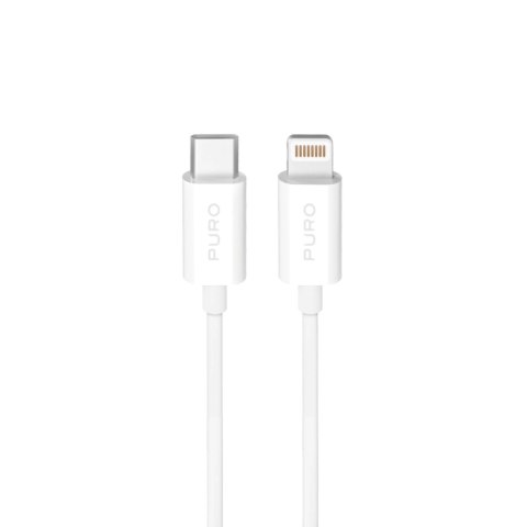 Kabel Puro TPE 20W USB-C - Lightning 2m - biały Kabel Puro TPE 20W USB-C - Lightning 2m - biały